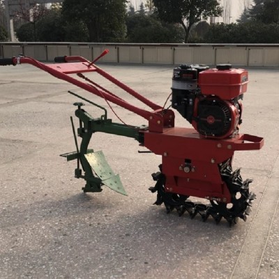 單輪鏈軌式微耕機(jī) 小紅牛耕地機(jī) 多功能小型犁地機(jī)