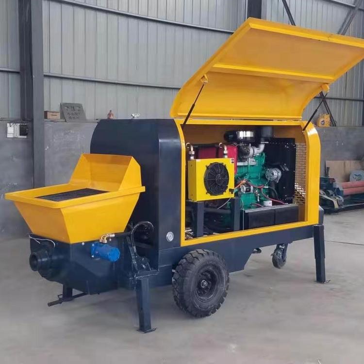 冠甄 100型混凝土輸送泵 建筑機械工程大型混泥土泵砂漿灌漿機