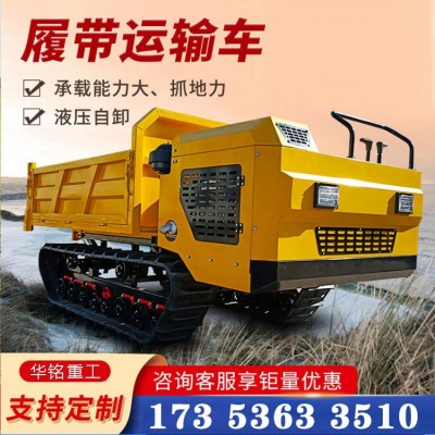 工程農(nóng)用履帶運(yùn)輸車(chē)山地果園爬山虎搬運(yùn)車(chē)小型手扶式履帶拖拉機(jī)