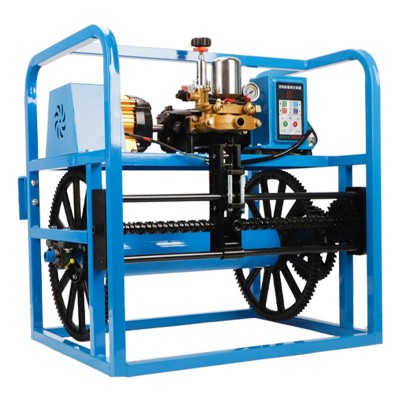 電動高壓打藥機雙電機全自動感應繞管機農用高壓噴霧器果園噴藥器