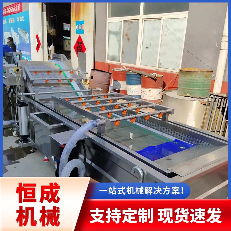氣泡玉米清洗 噴淋式洗菜機(jī)大姜果蔬清洗設(shè)備土豆蘿卜去泥清洗機(jī)