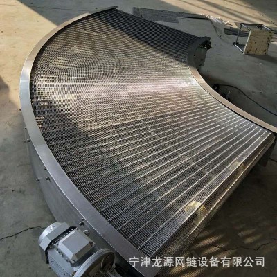 可加工定制耐磨損不銹鋼鏈板轉(zhuǎn)彎機90度304轉(zhuǎn)彎機皮帶輸送機