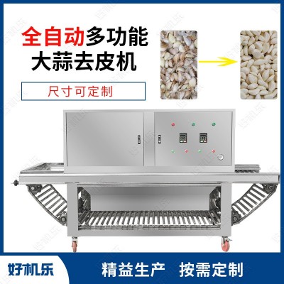 廠家供應 好機樂智能 鏈式氣旋大蒜脫皮去皮分瓣機 大蒜剝皮機