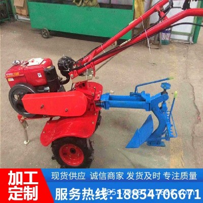 手扶式四驅(qū)汽油微耕機(jī) 小型旱地開(kāi)溝施肥回填機(jī) 汽油大馬力松土機(jī)