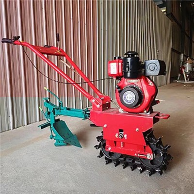 多功能鏈軌微耕機(jī)旋耕機(jī)小型農(nóng)用柴油耕地機(jī)家用翻地機(jī)犁地開(kāi)溝機(jī)