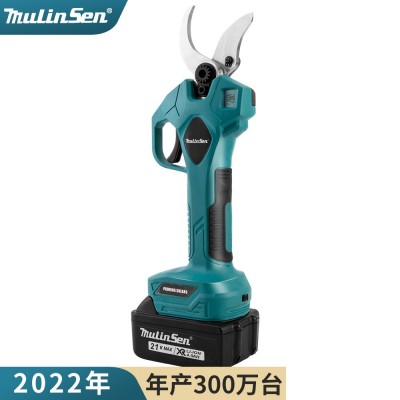 4.0鋰電動修枝剪園藝剪刀充電式鋰電修枝機園林粗枝剪果樹剪批發
