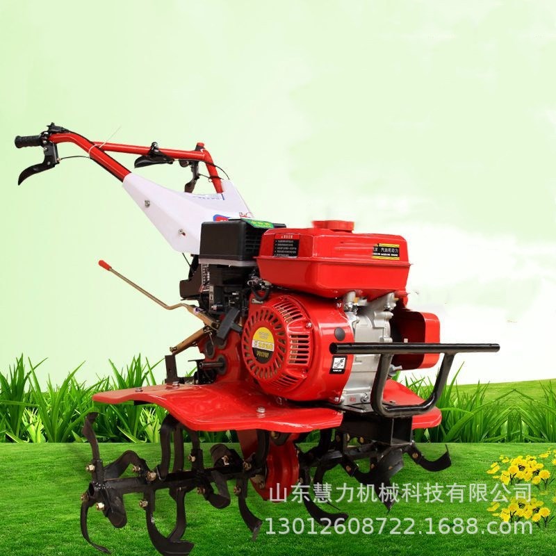 小型汽油8馬力微耕機(jī)廠家 多功能開溝微耕機(jī) 自走柴油果園旋耕機(jī)