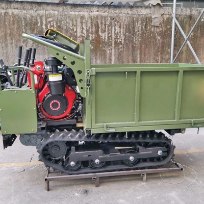 小型履帶運輸車設備農用工程自卸爬山車農用卸田間山地工程批發