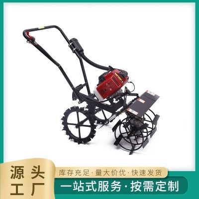 多功能小型手推兩沖程除草微耕機開溝松土田園旋耕機可定 制批發(fā)