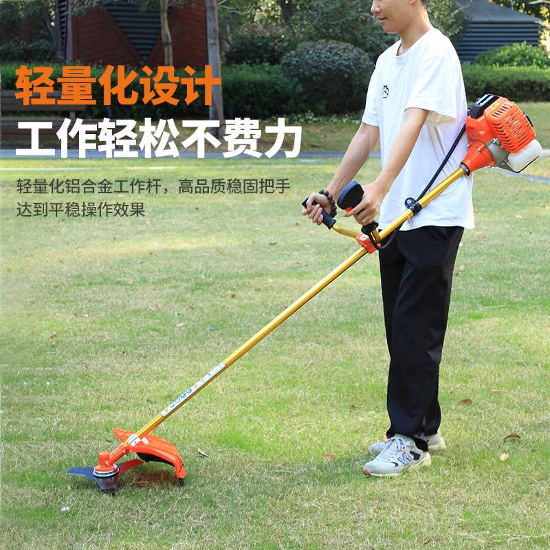 三菱割灌機(jī)二沖程側(cè)掛式汽油割草機(jī)多功能背負(fù)大功率除草機(jī)打草機(jī)