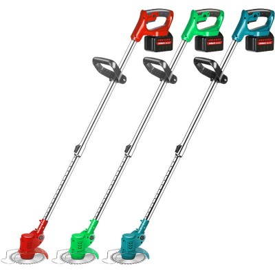 電動割草機小型家用除草機充電式草坪機農用鋰電多功能打草機神器