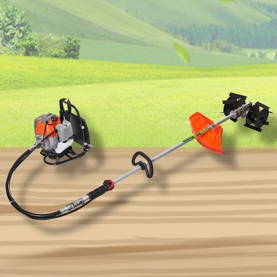 廠家直銷背負式多功能割草機 小型鋤草機開溝機松土機家用除草機