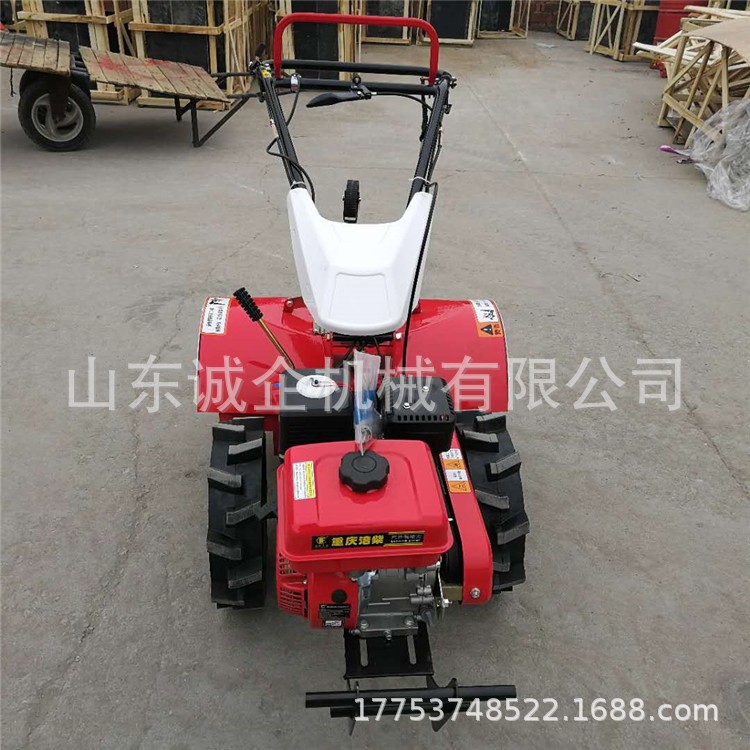 微耕機果園茶園松土機 小型開溝回填培土機 手扶式四驅微耕機