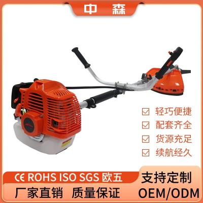 割草機松土橙紅色小型汽油打草機多功能大功率側掛除草機可批發