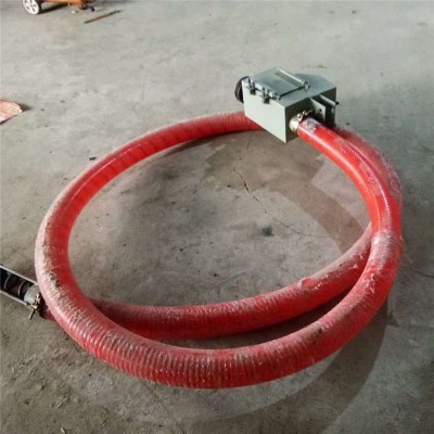 長度定制電動吸糧機 移動黃豆抽糧機 可隨意彎曲軟管酒糟輸送機