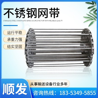 不銹鋼支軸鏈蔬菜水果清洗分揀工業穿桿鏈耐高溫金屬支軸鏈輸送帶