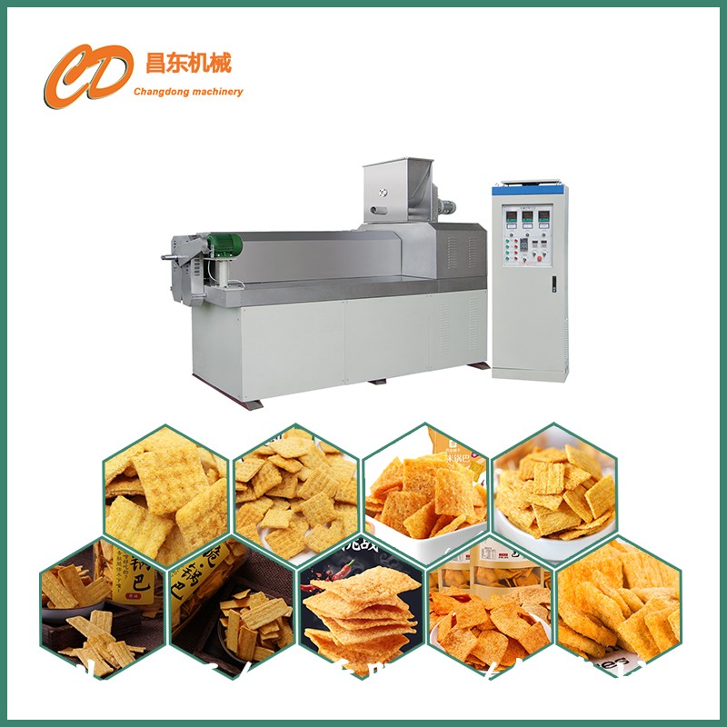 休閑食品生產(chǎn)線(xiàn) 小型膨化食品加工設(shè)備 雙螺桿膨化機(jī)