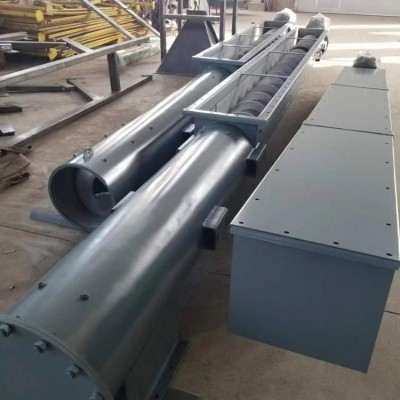 管式螺旋輸送機(jī) 管無軸絞龍 不銹鋼輸送設(shè)備 耐磨襯板 鉸刀