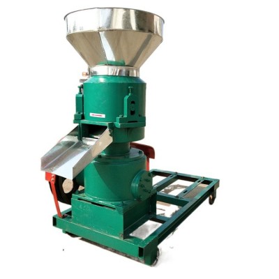 家庭式糧食玉米飼料顆粒機(jī) 平模擠壓有機(jī)肥造粒機(jī)成型率高