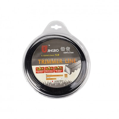 3.0mm 泡殼包裝，黑色鋸齒打草繩農機配件通用配件