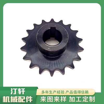 生產鏈輪齒輪雙節距大鏈輪單雙排傳動鏈輪 6分18牙鏈輪