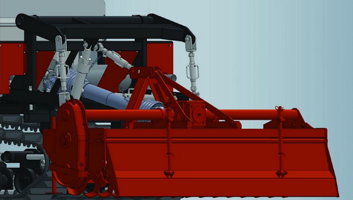 艾禾1GLZ-200B履帶自走式旋耕機(jī)