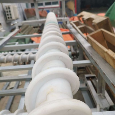 定制橫向防腐絞龍 雞舍自動清糞絞龍養殖場尼龍絞龍 清糞塑料蛟龍