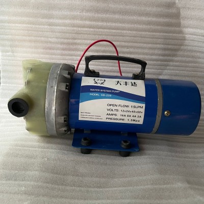 供應(yīng)230型12v/24v/48v/60v五缸隔膜噴霧水泵