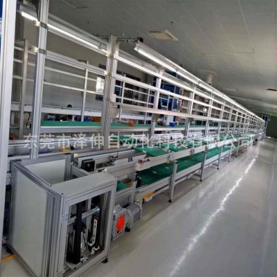 雙層倍速鏈輸送線 工裝托盤循環回流線 產品定位組裝焊接生產線