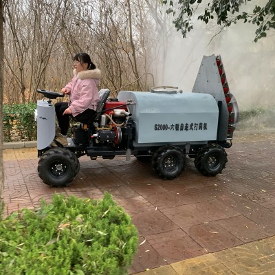 六驅(qū)自走式打藥機(jī) 柴油35馬力 噴頭18個 塔式風(fēng)扇