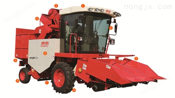 春雨4YZP-3X自走式玉米收獲機