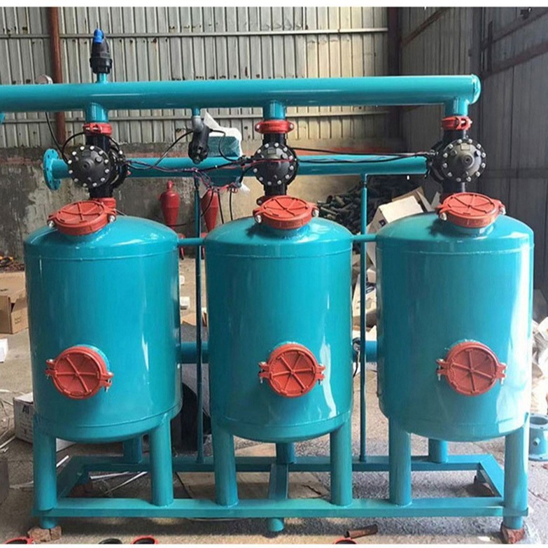 農用灌溉自動反沖洗滴灌噴灌農業澆水砂石過濾器全自動砂石過濾器