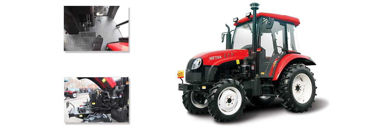 東方紅MF704型輪式拖拉機細節 東方紅MF704型輪式拖拉機細節