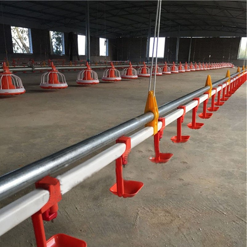 雞舍水線 自動平養(yǎng)雞舍養(yǎng)殖水線肉雞水線雞鴨子鵝飲水線供水系統(tǒng)