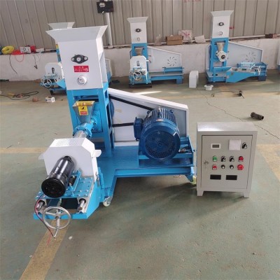 全自動 寵物飼料膨化機 狗糧烘干機 家用小型貓糧顆粒膨化設備現