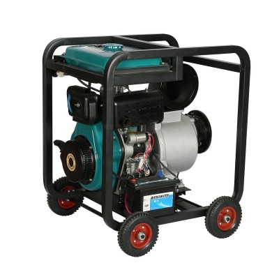 防汛排澇移動(dòng)手推式6寸柴油機(jī)抽水泵應(yīng)急排澇用柴油機(jī)自吸污水泵