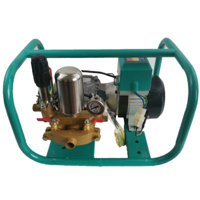 48V/60V農用三缸柱塞泵園林高壓電動三輪車專用打藥泵遙控噴霧機