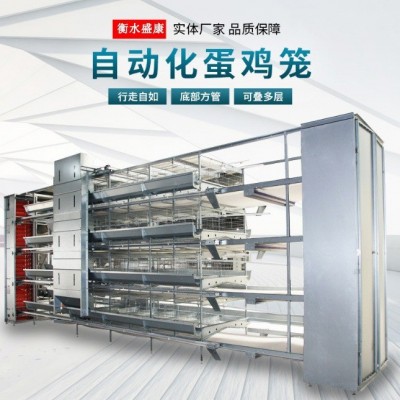 雞籠層疊式蛋雞籠3層/4層全自動養殖籠具熱鍍鋅立式新型養雞雞籠