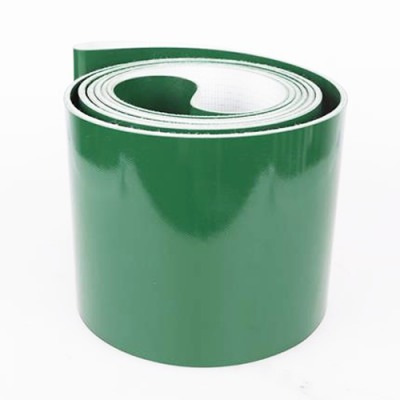 順耐PVC2.5mm綠色物流分揀輸送帶光亮面汽車(chē)輪胎零件機(jī)械傳送帶