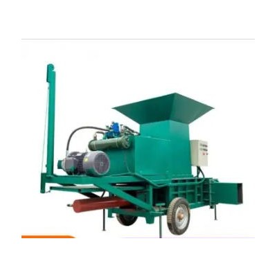 方捆自動套袋飼料壓塊機 青儲秸稈纏膜打捆機 牧場冬儲草料打包機