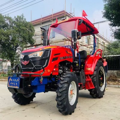 力王504四驅拖拉機東方紅4100發動機四輪爬山農用車高配大輪胎 1臺